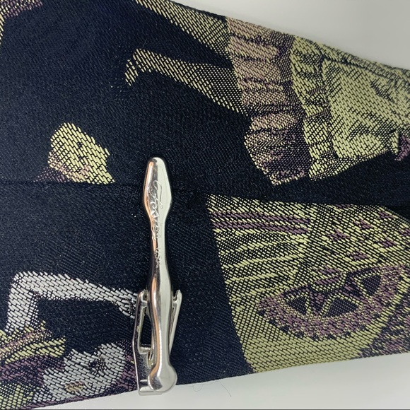 Vintage Foster USA Silver Leaf Tie Clip! - Picture 3 of 6